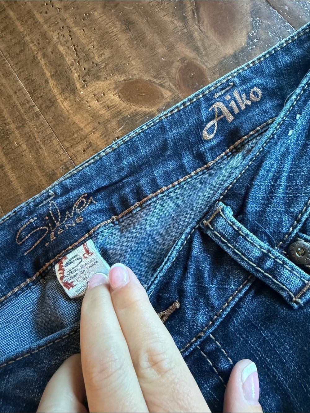 Silver Jeans Aiko Dark Blue Flare Jeans